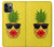 W2443 Funny Pineapple Sunglasses Kiss Hard Case and Leather Flip Case For iPhone 11 Pro