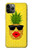 W2443 Funny Pineapple Sunglasses Kiss Hard Case and Leather Flip Case For iPhone 11 Pro