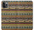 W2860 Aztec Boho Hippie Pattern Hard Case and Leather Flip Case For iPhone 11 Pro