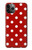 W2951 Red Polka Dots Hard Case and Leather Flip Case For iPhone 11 Pro