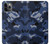 W2959 Navy Blue Camo Camouflage Hard Case and Leather Flip Case For iPhone 11 Pro