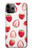 W3481 Strawberry Hard Case and Leather Flip Case For iPhone 11 Pro