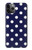 W3533 Blue Polka Dot Hard Case and Leather Flip Case For iPhone 11 Pro