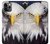 W0854 Eagle American Hard Case and Leather Flip Case For iPhone 11 Pro Max