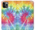 W1697 Tie Dye Colorful Graphic Printed Hard Case and Leather Flip Case For iPhone 11 Pro Max