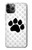 W2355 Paw Foot Print Hard Case and Leather Flip Case For iPhone 11 Pro Max