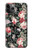 W2727 Vintage Rose Pattern Hard Case and Leather Flip Case For iPhone 11 Pro Max