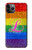 W2900 Rainbow LGBT Lesbian Pride Flag Hard Case and Leather Flip Case For iPhone 11 Pro Max