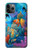 W3227 Underwater World Cartoon Hard Case and Leather Flip Case For iPhone 11 Pro Max