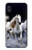 W0246 White Horse Hard Case and Leather Flip Case For Samsung Galaxy A10e