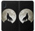 W1981 Wolf Howling at The Moon Hard Case and Leather Flip Case For Samsung Galaxy A10e