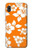 W2245 Hawaiian Hibiscus Orange Pattern Hard Case and Leather Flip Case For Samsung Galaxy A10e