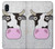 W3257 Cow Cartoon Hard Case and Leather Flip Case For Samsung Galaxy A10e