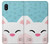 W3542 Cute Cat Cartoon Hard Case and Leather Flip Case For Samsung Galaxy A10e