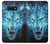 W0752 Blue Fire Grim Wolf Hard Case and Leather Flip Case For Samsung Galaxy S10e