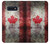 W2490 Canada Maple Leaf Flag Texture Hard Case and Leather Flip Case For Samsung Galaxy S10e