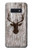 W2505 Reindeer Head Old Wood Texture Graphic Hard Case and Leather Flip Case For Samsung Galaxy S10e