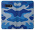 W2958 Army Blue Camo Camouflage Hard Case and Leather Flip Case For Samsung Galaxy S10e