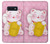 W3025 Pink Maneki Neko Lucky Cat Hard Case and Leather Flip Case For Samsung Galaxy S10e