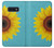 W3039 Vintage Sunflower Blue Hard Case and Leather Flip Case For Samsung Galaxy S10e