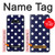 W3533 Blue Polka Dot Hard Case and Leather Flip Case For Samsung Galaxy S10e