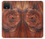 W0603 Wood Graphic Printed Hard Case and Leather Flip Case For Google Pixel 4