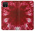 W2480 Tie Dye Red Hard Case and Leather Flip Case For Google Pixel 4