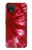 W2480 Tie Dye Red Hard Case and Leather Flip Case For Google Pixel 4