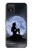 W2668 Mermaid Silhouette Moon Night Hard Case and Leather Flip Case For Google Pixel 4