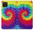 W2884 Tie Dye Swirl Color Hard Case and Leather Flip Case For Google Pixel 4