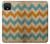 W3033 Vintage Wood Chevron Graphic Printed Hard Case and Leather Flip Case For Google Pixel 4