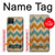 W3033 Vintage Wood Chevron Graphic Printed Hard Case and Leather Flip Case For Google Pixel 4