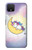 W3485 Cute Unicorn Sleep Hard Case and Leather Flip Case For Google Pixel 4