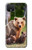 W3558 Bear Family Hard Case and Leather Flip Case For Google Pixel 4