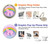 W3070 Rainbow Unicorn Pastel Sky Hard Case and Leather Flip Case For Google Pixel 4 XL