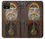 W3173 Grandfather Clock Antique Wall Clock Hard Case and Leather Flip Case For Google Pixel 4 XL