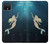 W3250 Mermaid Undersea Hard Case and Leather Flip Case For Google Pixel 4 XL