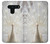 W1980 White Peacock Hard Case and Leather Flip Case For LG V50, LG V50 ThinQ 5G