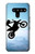 W2675 Extreme Freestyle Motocross Hard Case and Leather Flip Case For LG V50, LG V50 ThinQ 5G