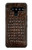 W2850 Brown Skin Alligator Graphic Printed Hard Case and Leather Flip Case For LG V50, LG V50 ThinQ 5G