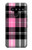W3091 Pink Plaid Pattern Hard Case and Leather Flip Case For LG V50, LG V50 ThinQ 5G