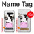 W3257 Cow Cartoon Hard Case and Leather Flip Case For LG V50, LG V50 ThinQ 5G