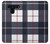 W3452 Plaid Fabric Pattern Hard Case and Leather Flip Case For LG V50, LG V50 ThinQ 5G