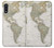 W0604 World Map Hard Case and Leather Flip Case For Samsung Galaxy A01