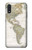 W0604 World Map Hard Case and Leather Flip Case For Samsung Galaxy A01