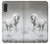 W0932 White Horse Hard Case and Leather Flip Case For Samsung Galaxy A01