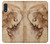 W1045 Leonardo da Vinci Woman's Head Hard Case and Leather Flip Case For Samsung Galaxy A01