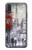 W1295 Eiffel Painting of Paris Hard Case and Leather Flip Case For Samsung Galaxy A01