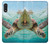 W1377 Ocean Sea Turtle Hard Case and Leather Flip Case For Samsung Galaxy A01