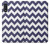 W2345 Navy Blue Shavron Zig Zag Pattern Hard Case and Leather Flip Case For Samsung Galaxy A01